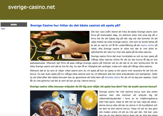 Sverige casino