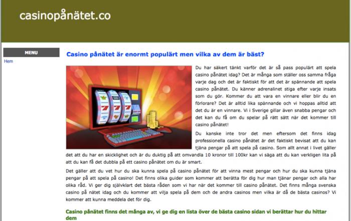 Casino panatet